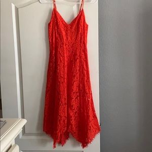 LULU’S LACE MIDI DRESS